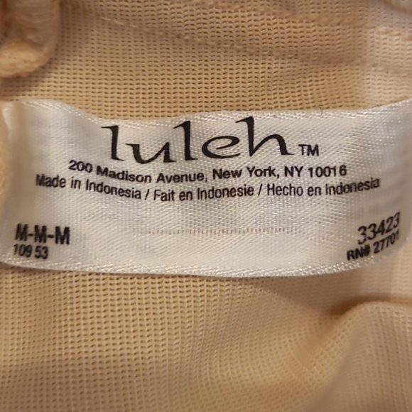 Luleh Underwear Tummy Control Boy Shorts Lace Lined Medium NWOT - Picture 3 of 3